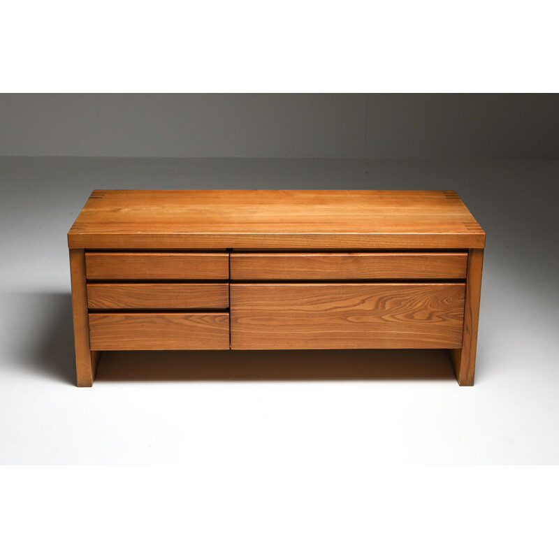 Vintage 5-Drawer Sideboard R14 by Pierre Chapo 1960s