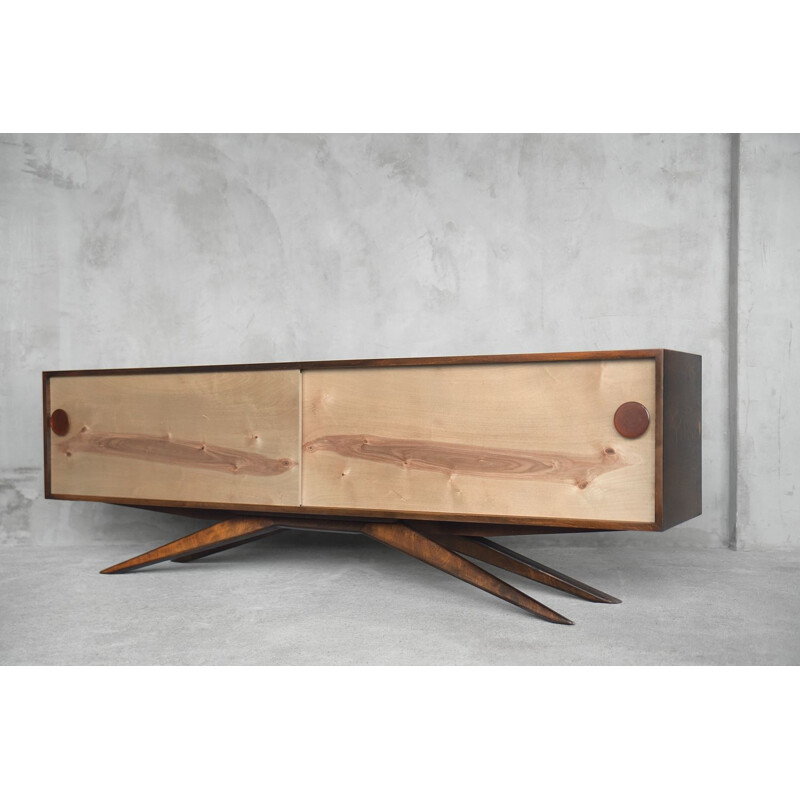 Mid-Century Organic Sideboard Scandinavian 1960s