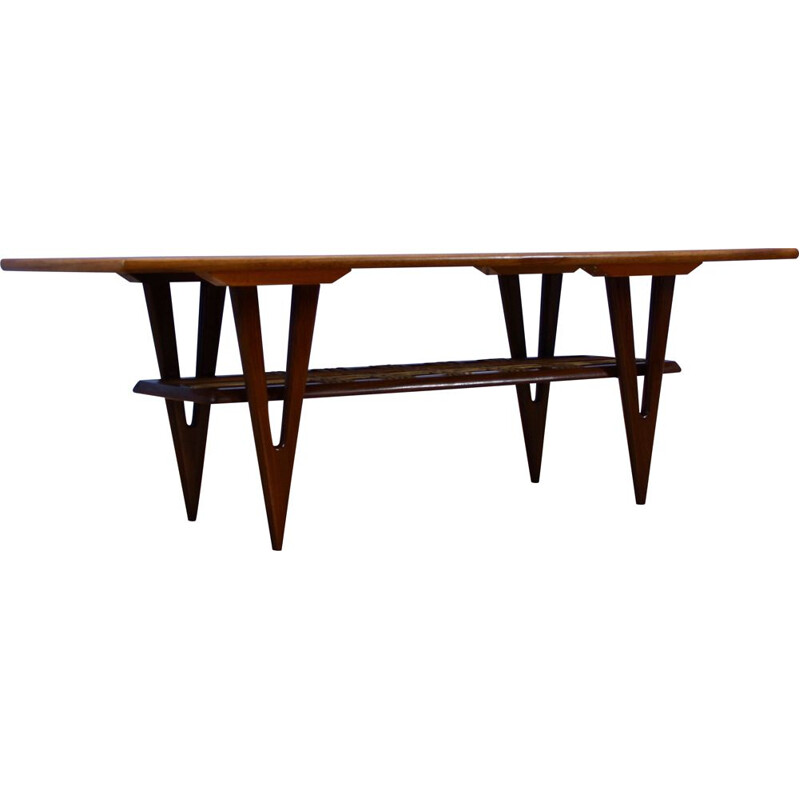 Vintage coffee table by MM furniture in teak, Danish 1960s