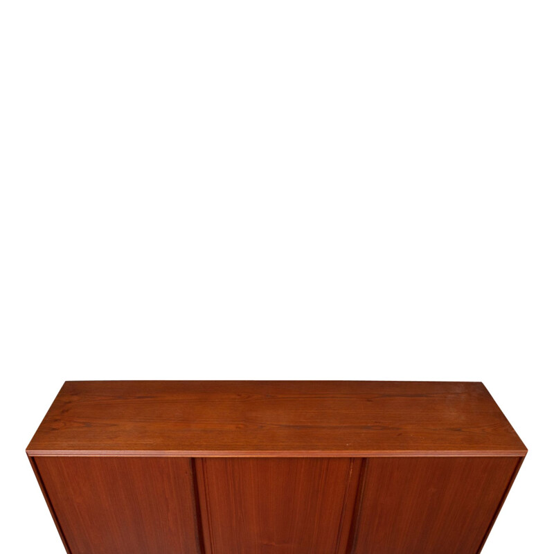 Vintage teak highboard Danish 1960s