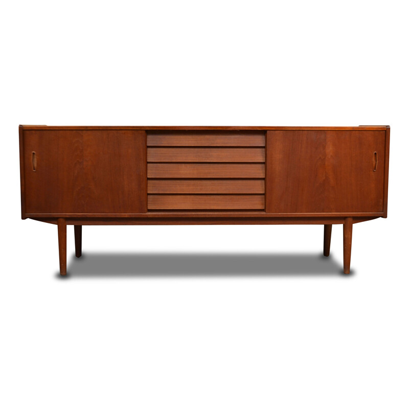 Vintage Nils Jonsson teak sideboard Swedish 1960s 