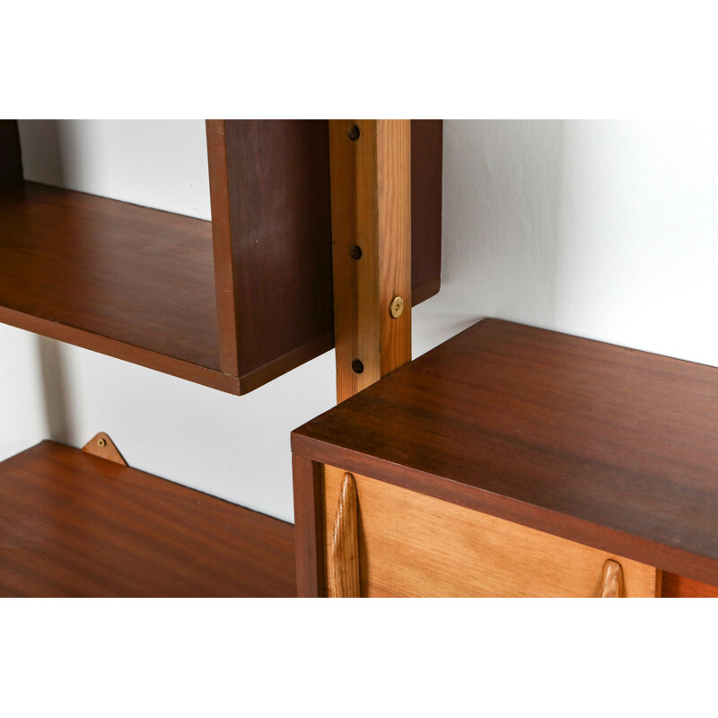 Mid-century  shelve unit of Perriand and Le Corbusier 1970s