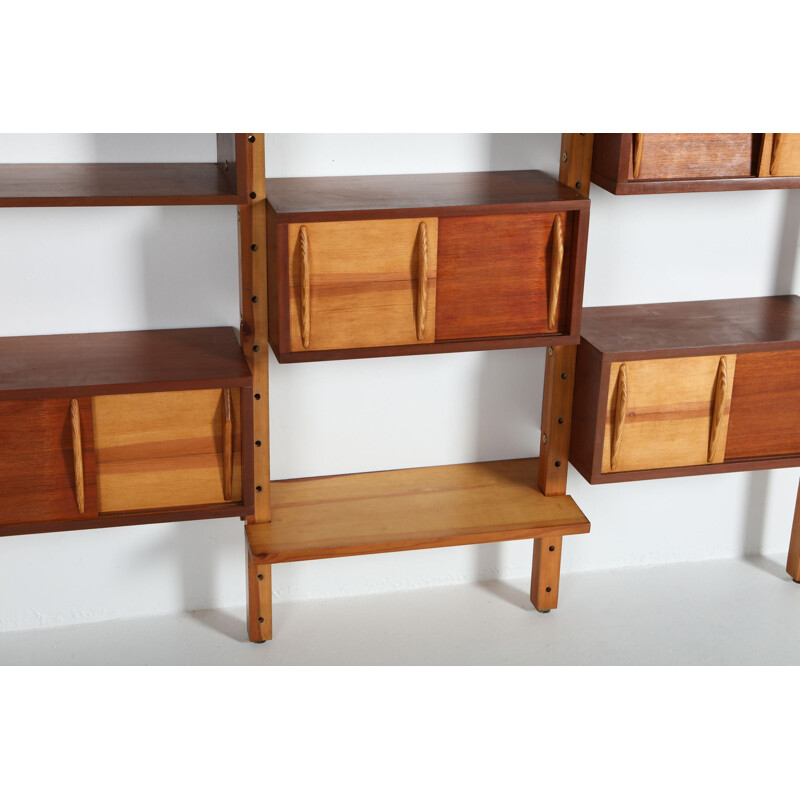 Mid-century  shelve unit of Perriand and Le Corbusier 1970s