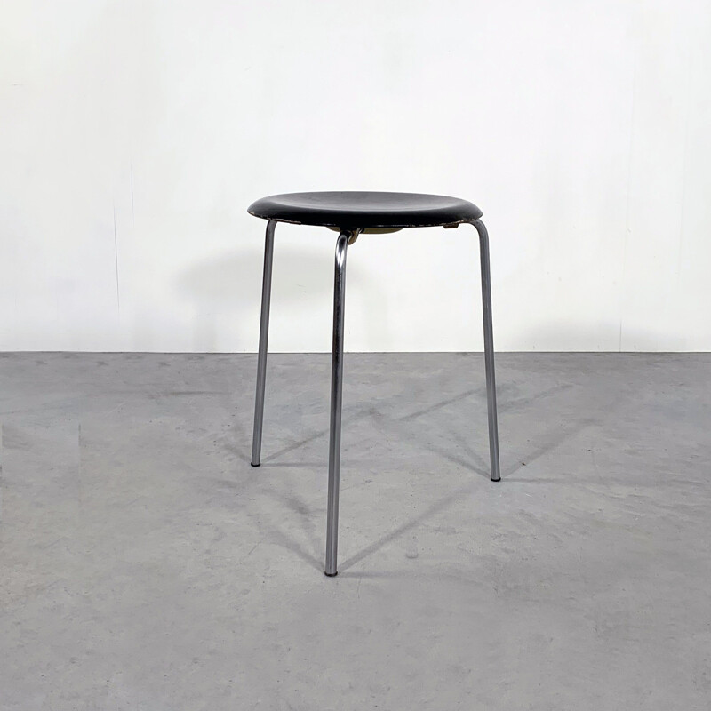 Vintage 'Dot' Stool by Arne Jacobsen for Fritz Hansen, 1960s