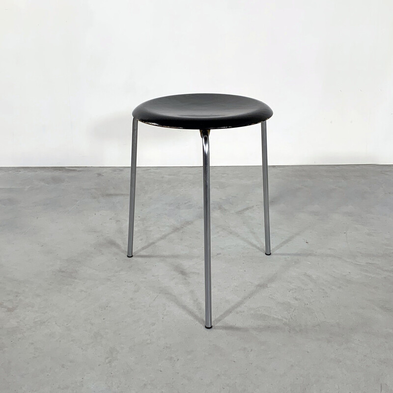 Vintage 'Dot' Stool by Arne Jacobsen for Fritz Hansen, 1960s