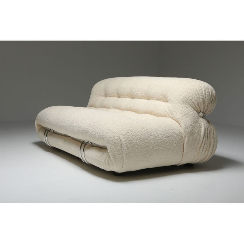 Vintage Soriana 2-Seat Sofa by Afra e Tobia Scarpa for Cassina 1970s