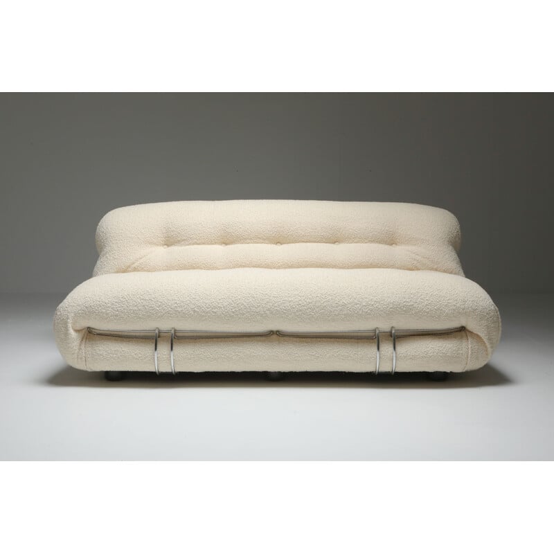 Vintage Soriana 2-Seat Sofa by Afra e Tobia Scarpa for Cassina 1970s