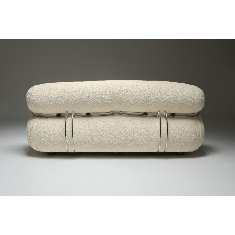 Vintage Soriana 2-Seat Sofa by Afra e Tobia Scarpa for Cassina 1970s