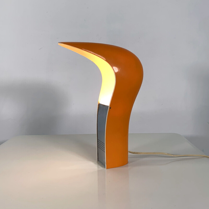 Vintage Pelota Desk Lamp by C. Casati and E. Ponzio for Lamperti, 1970s