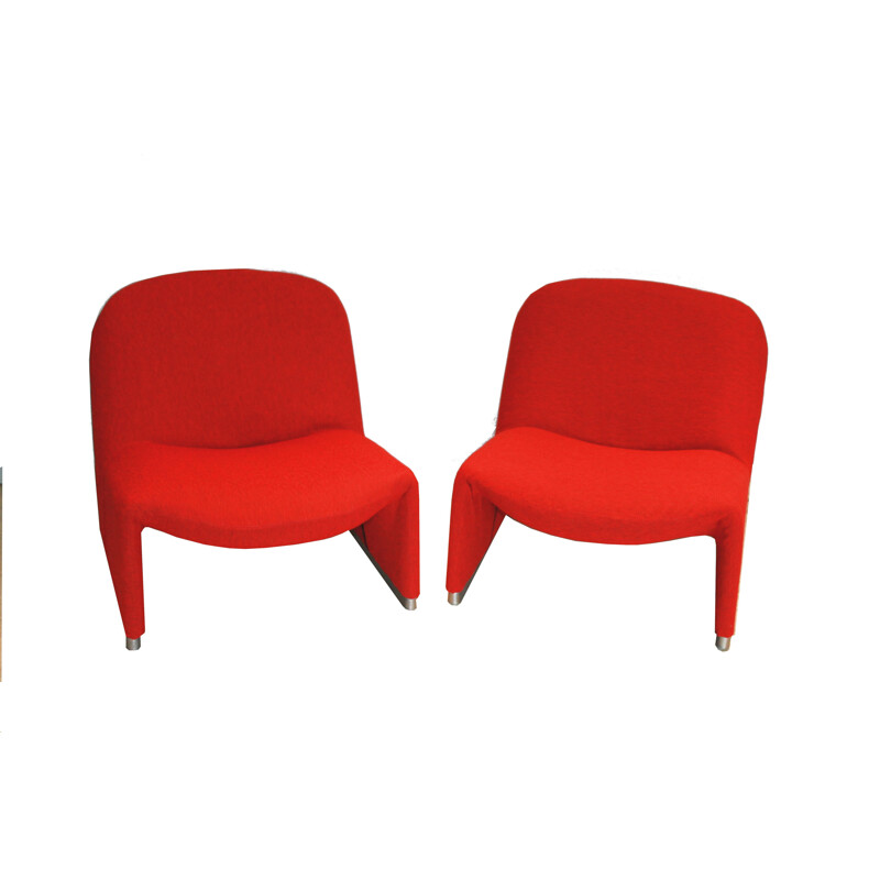 Pair of vintage Alky armchairs by Giancarlo Piretti for Castelli, 1969