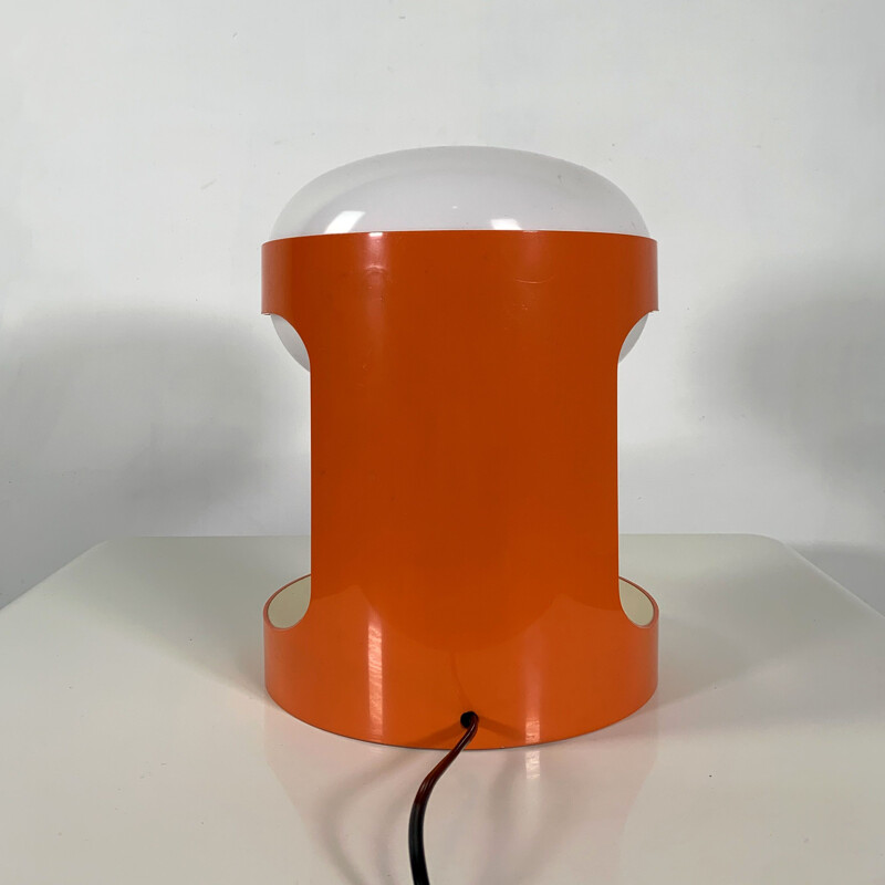 Vintage Orange KD29 Table Lamp by Joe Colombo for Kartell, 1970s