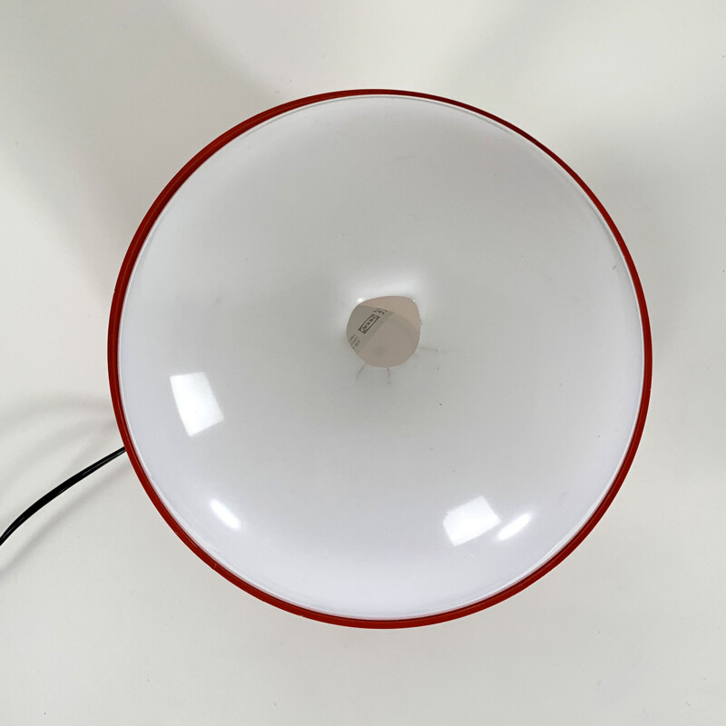 Lampe de table Vintage Red KD29 par Joe Colombo pour Kartell 1970