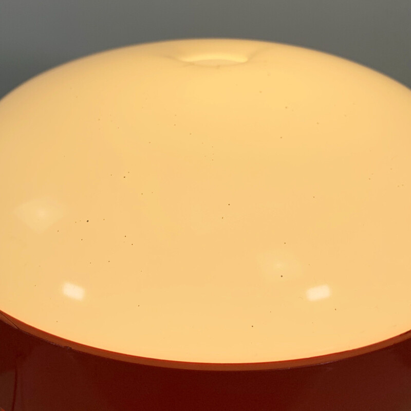 Lampe de table Vintage Red KD29 par Joe Colombo pour Kartell 1970