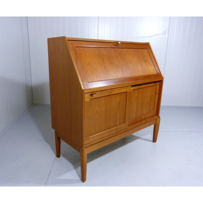 Vintage Teak secretary by H.W. Klein for Bramin, Denmark 1960