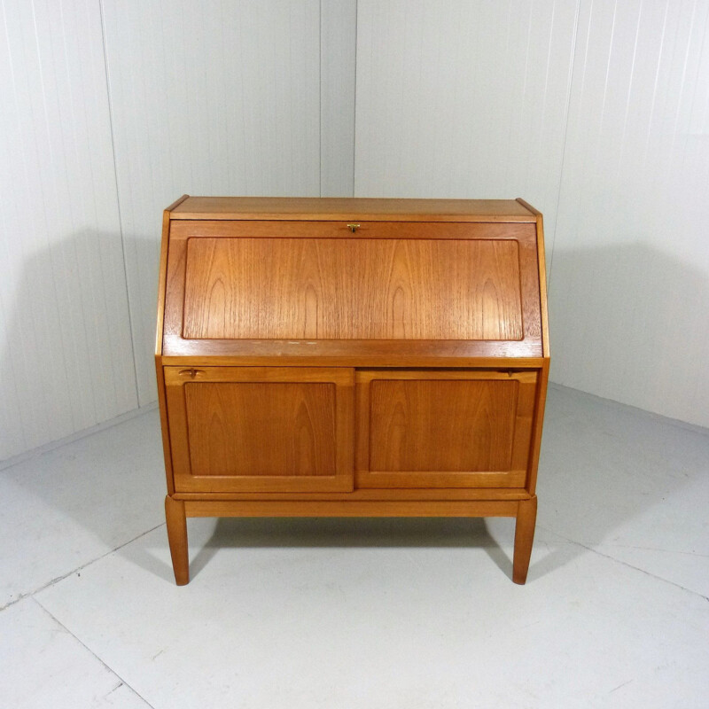 Vintage Teak secretary by H.W. Klein for Bramin, Denmark 1960