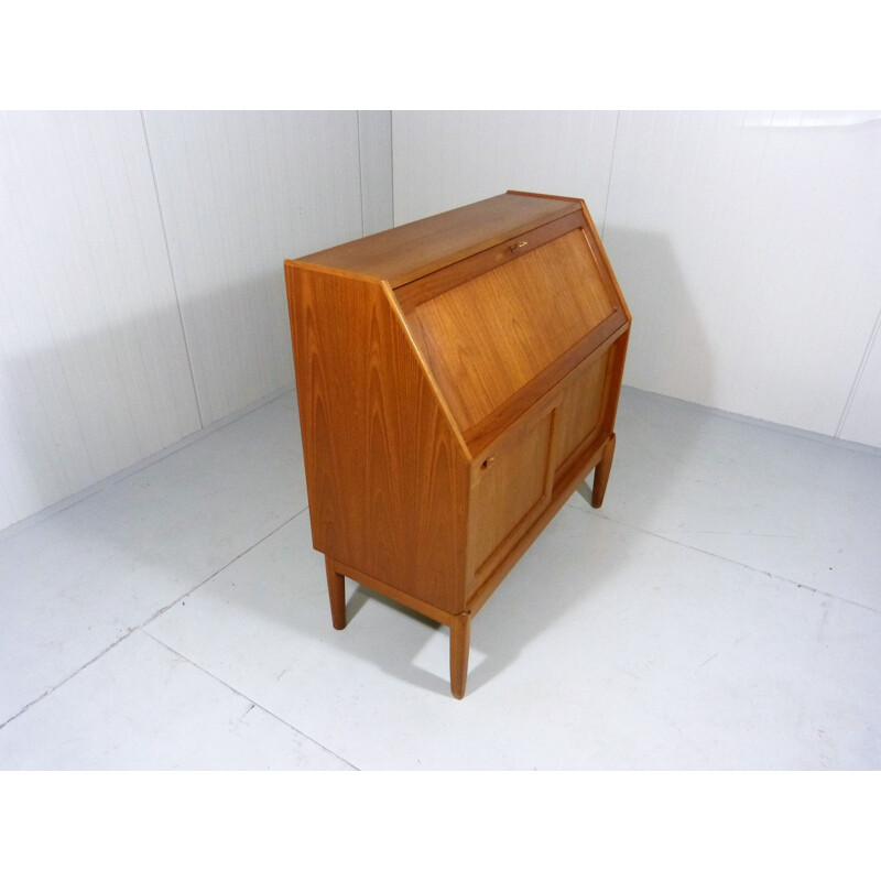 Vintage Teak secretary by H.W. Klein for Bramin, Denmark 1960