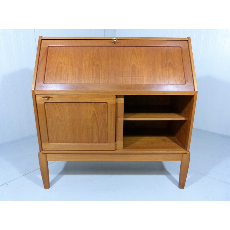 Vintage Teak secretary by H.W. Klein for Bramin, Denmark 1960