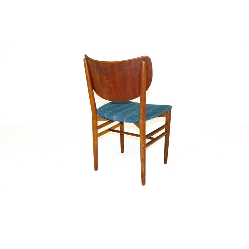 Vintage teak and oak chair, Denmark, 1950