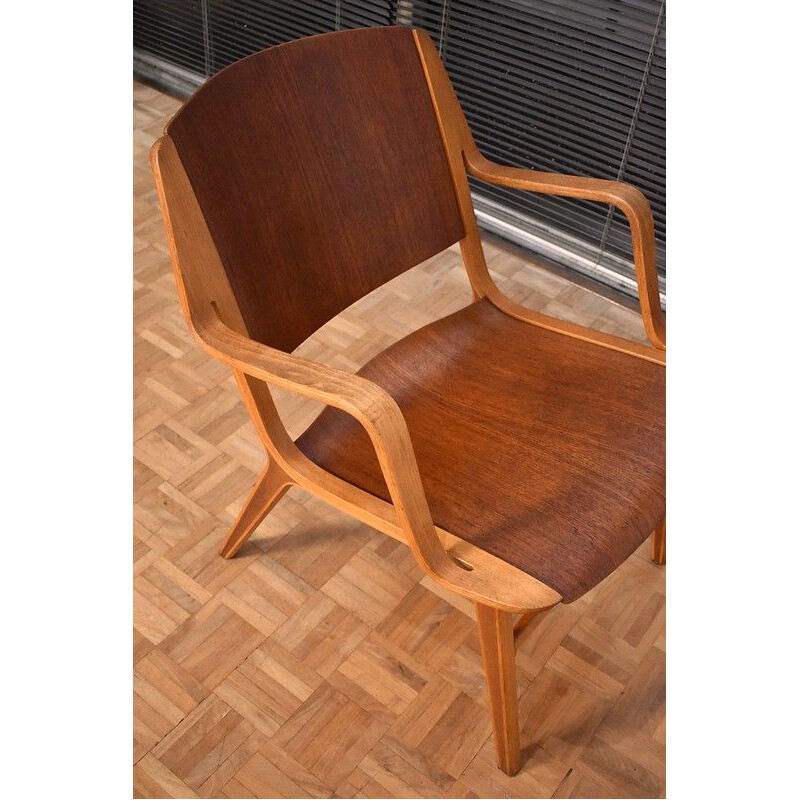 Vintage AX Chair For Fritz Hansen Peter Hvidt & Orla Molgaard Nielsen 1960