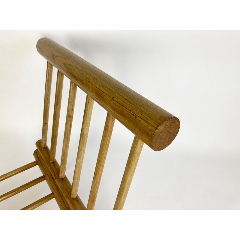 Vintage Fireside low chair from Hotel La Cachette, Les Arcs. Charlotte Perriand 1960s