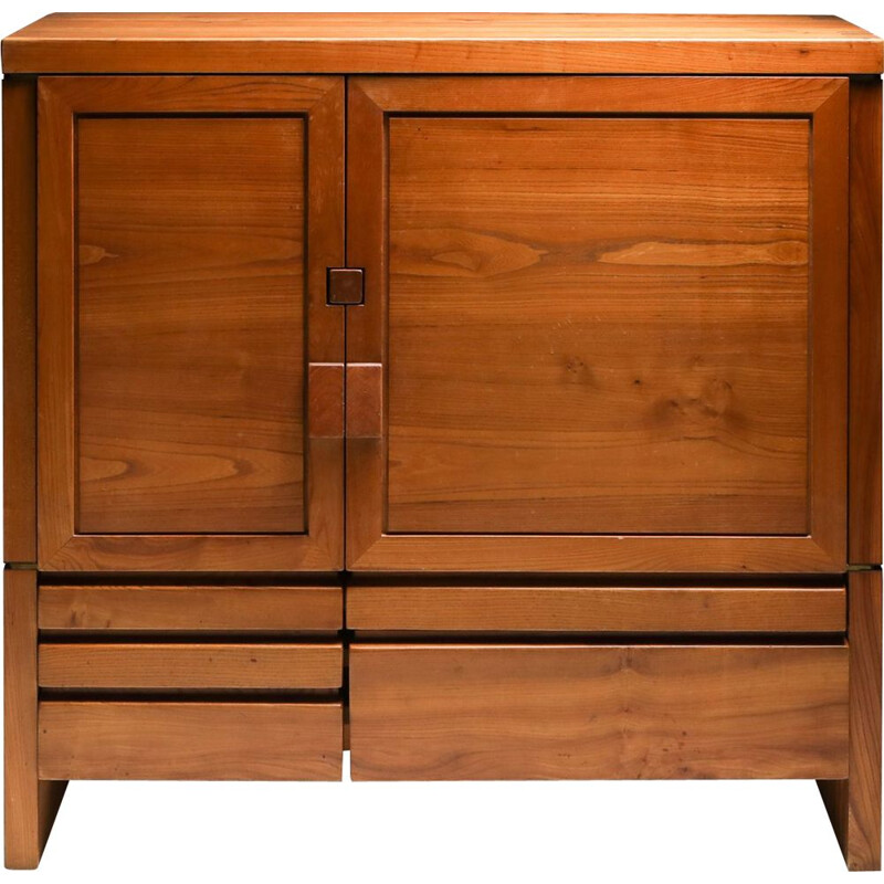 Vintage 2-Door 5-Drawer Cabinet R18 1960s
