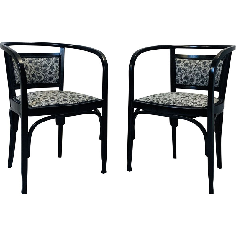 Paar vintage fauteuils van Otto Wagner
