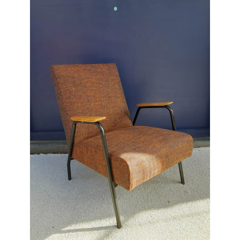 Vintage Pierre Guariche fauteuil 'Réclame' 1950