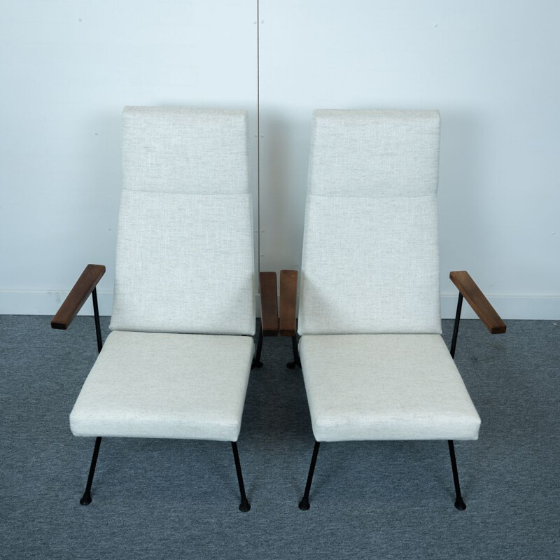 Par de cadeiras de sala de estar vintage de Andre Cordemeyer para Gispen 1960