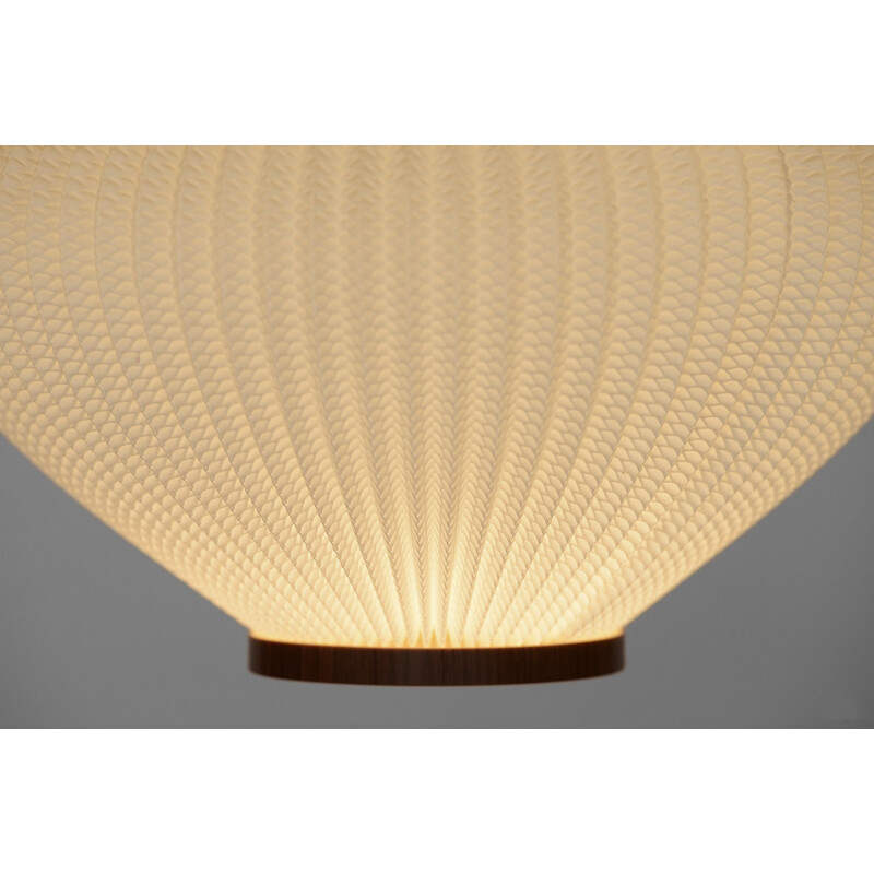 Vintage Pearl shade pendant light by Lars Schiøler for Hoyrup Light. Denmark 1960s