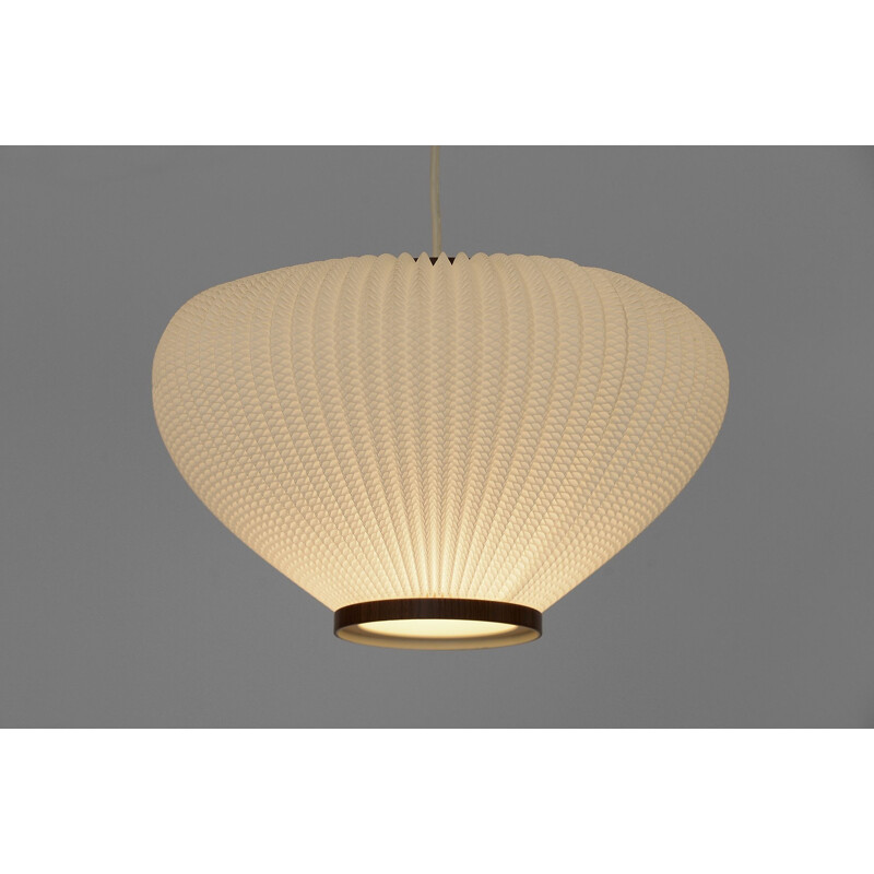 Vintage Pearl shade pendant light by Lars Schiøler for Hoyrup Light. Denmark 1960s