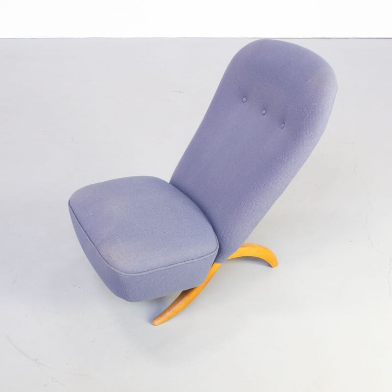 Pair of  vintage 'congo' fauteuil Theo Ruth for Artifort 1950s