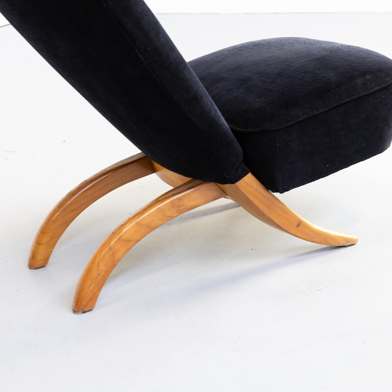 Pair of  vintage 'congo' fauteuil Theo Ruth for Artifort 1950s
