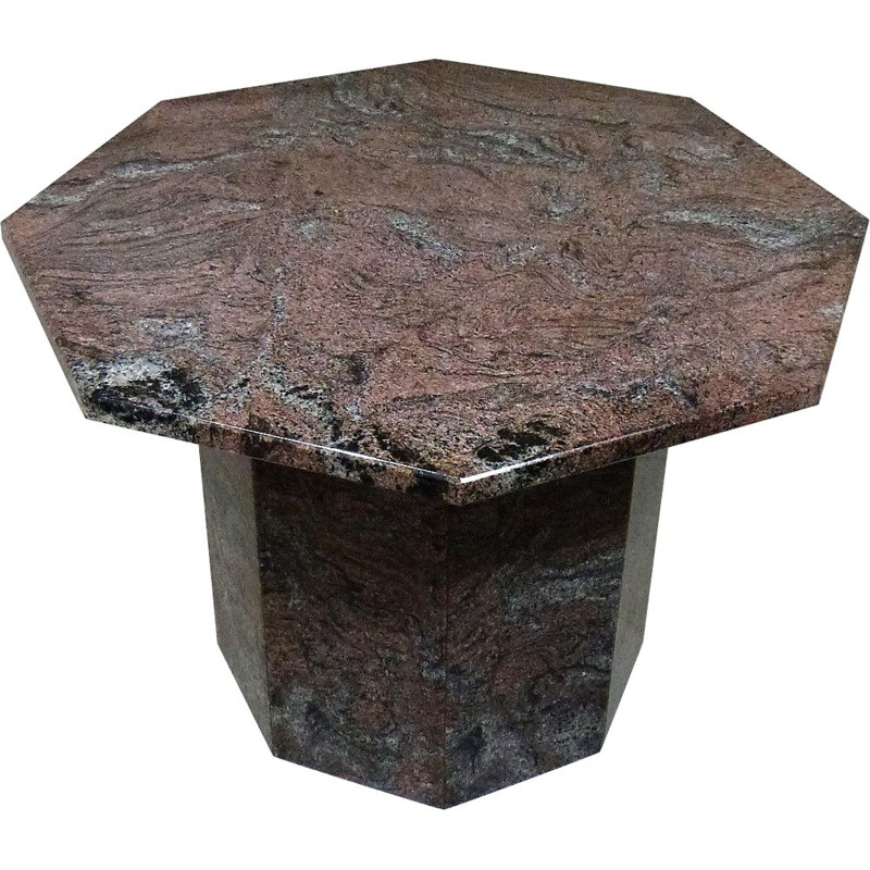 Vintage Granite coffee side table 1970s