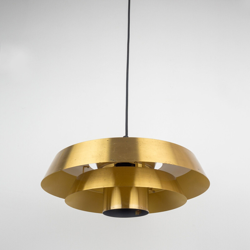 Vintage pendant lamp Nova by Jo Hammerborg, Fog og Morup, Danish 1963