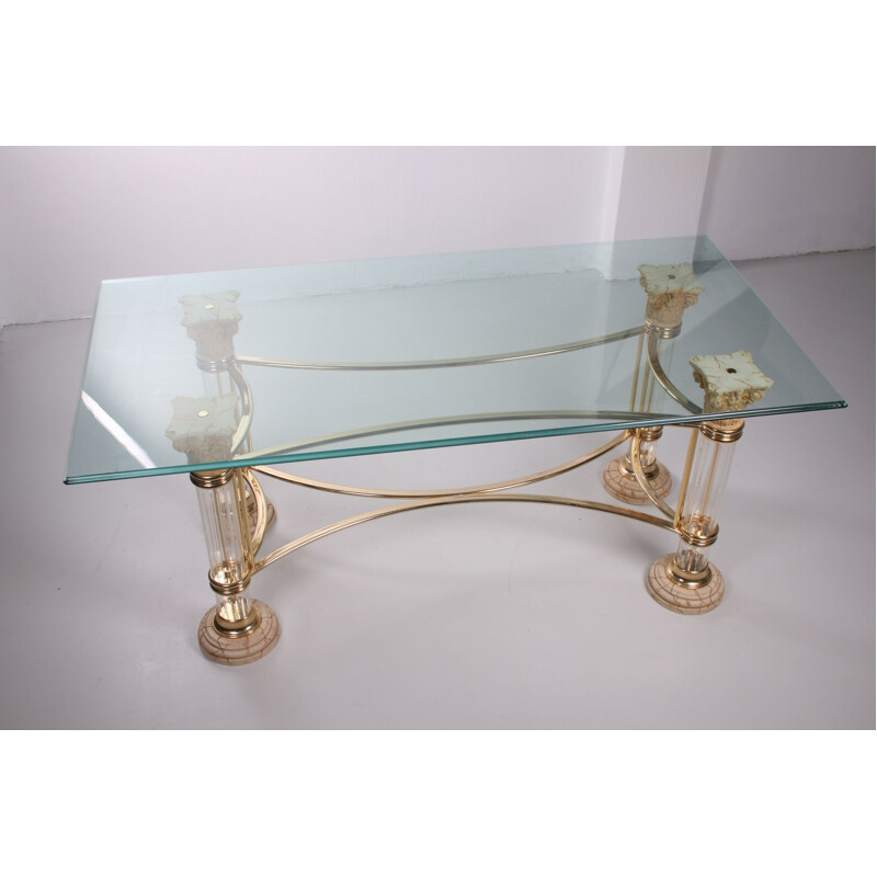 Mesa de jantar Hollywood Regency vintage