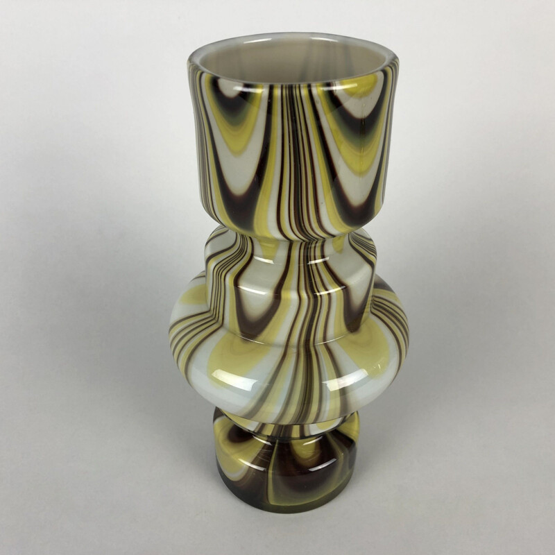 Vase vintage en verre de Murano par Carlo Moretti 1970