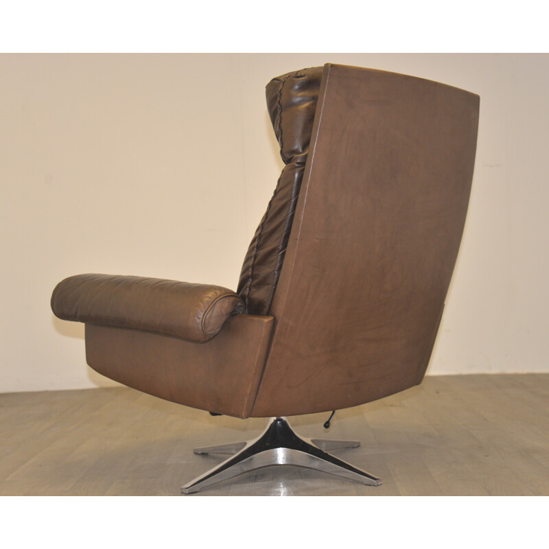 De Sede "DS 31" lounge armchair and his ottoman - 1970s