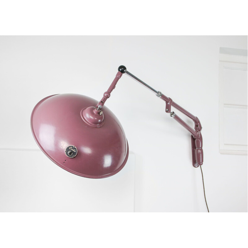 Big vintage Industrial Wall Lamp from Emda, 1920s