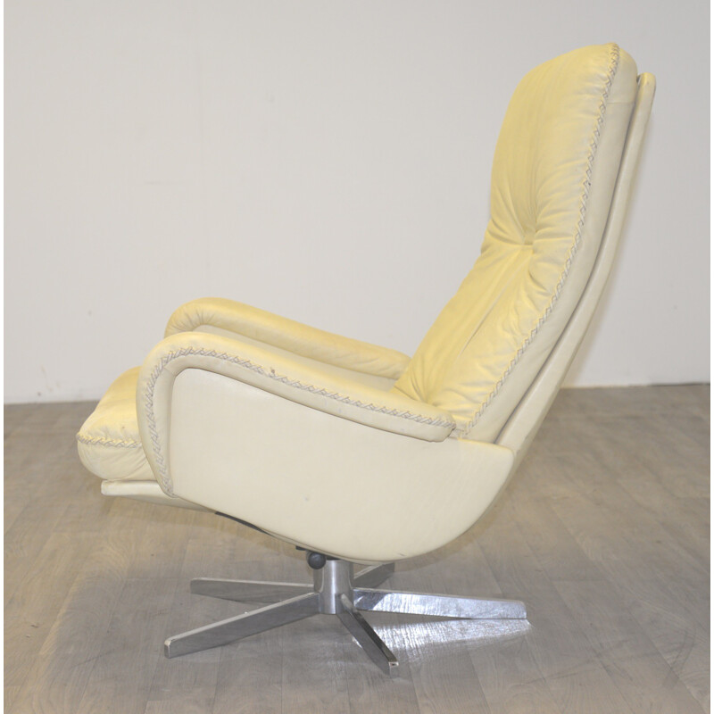 De Sede "S 231" armchair in white leather - 1960s