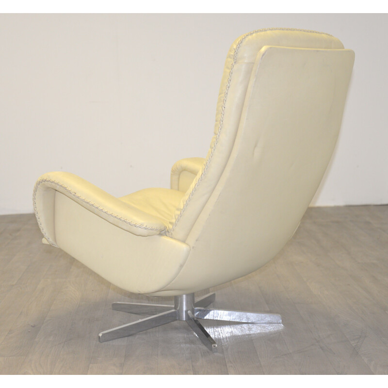 De Sede "S 231" armchair in white leather - 1960s