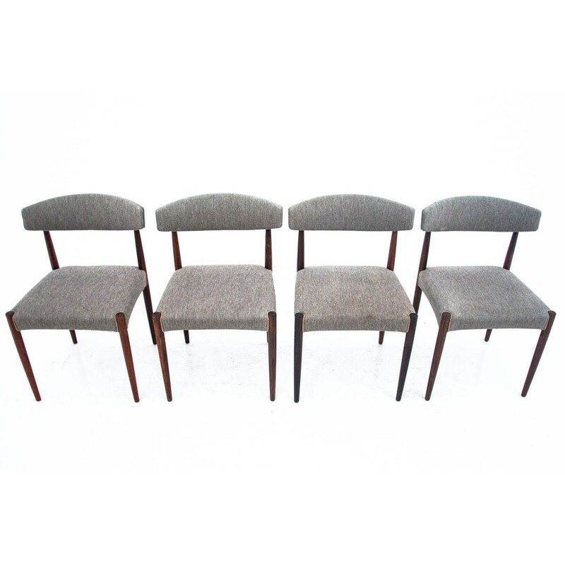 4 vintage chairs rosewood Danish 1960s