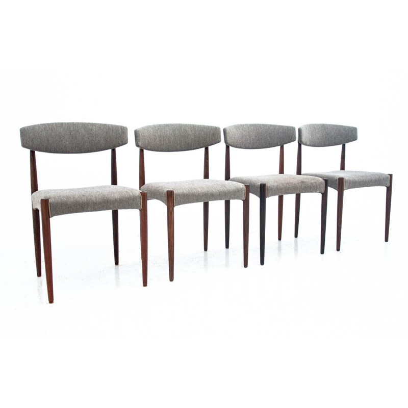 4 vintage chairs rosewood Danish 1960s