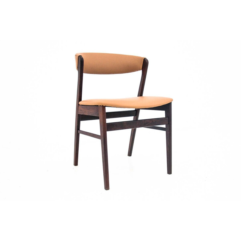 Cadeira de pau-rosa Vintage Dinamarca 1960
