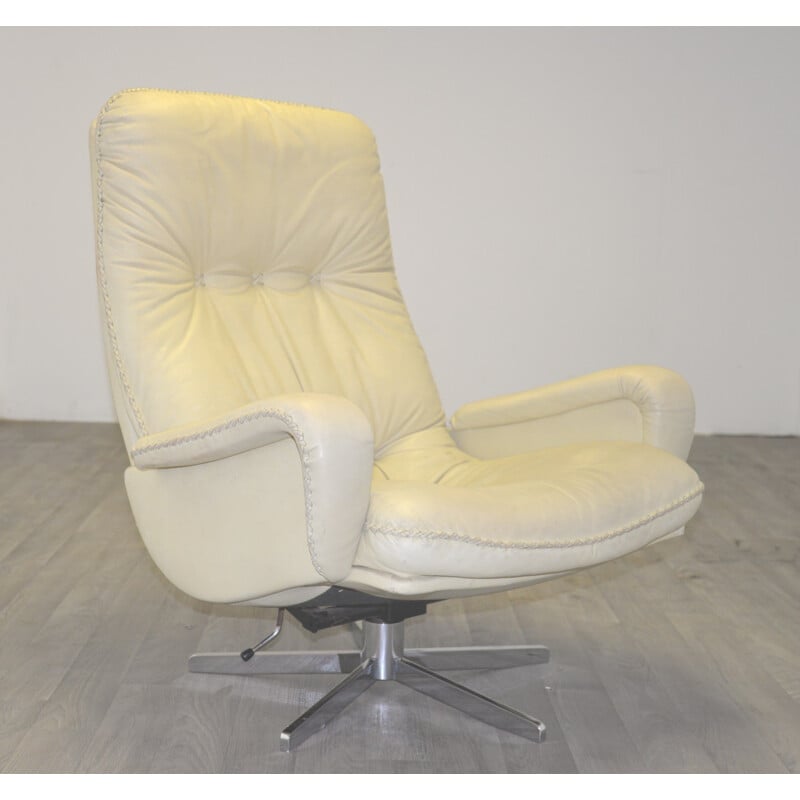 De Sede "S 231" armchair in white leather - 1960s