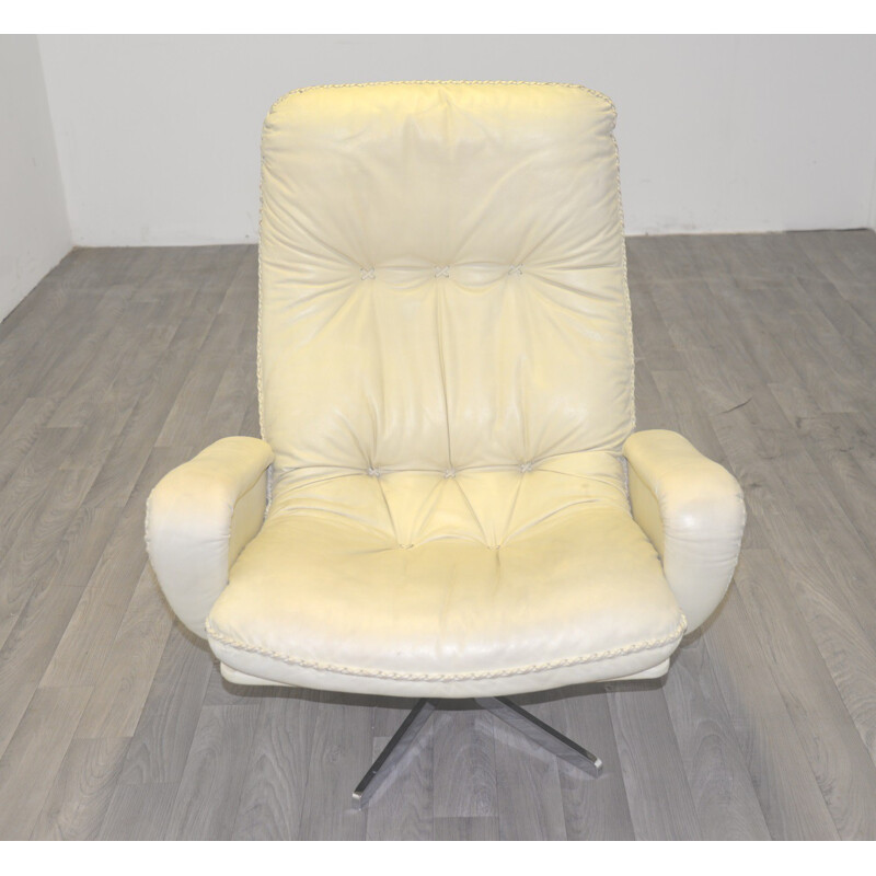 De Sede "S 231" armchair in white leather - 1960s