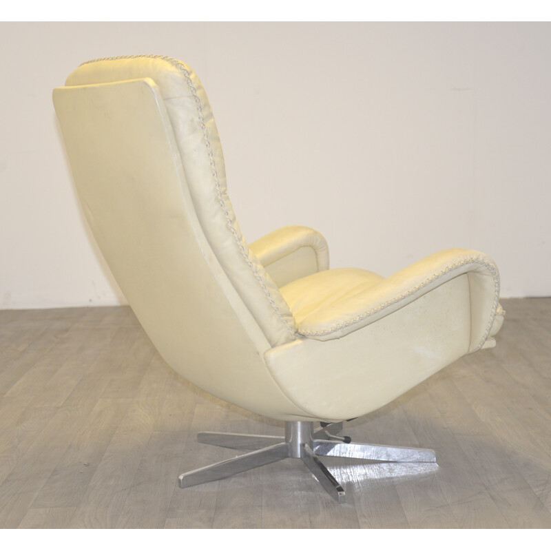 De Sede "S 231" armchair in white leather - 1960s