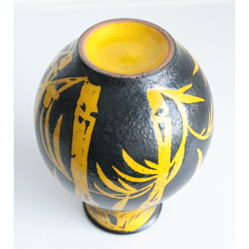 Vase vintage en céramique Alvino Bagni pour Raymour