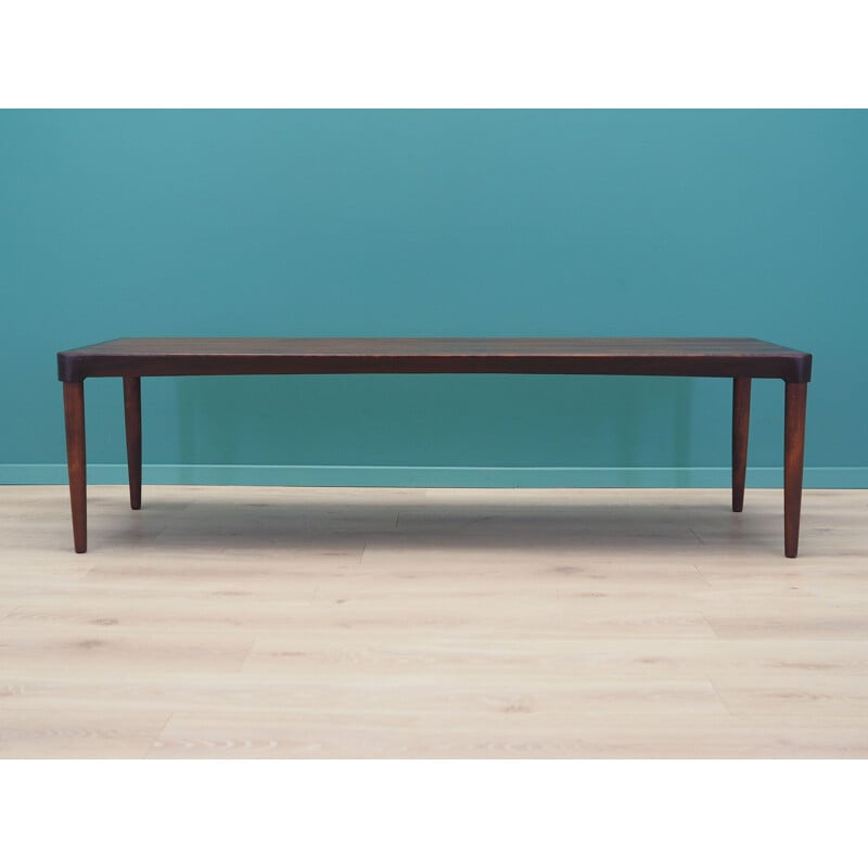 Vintage coffee table, Rosewood B.C. Møbler Vejle Danish 1970s