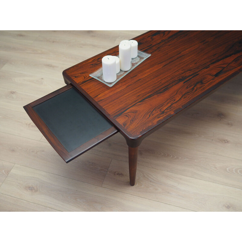 Vintage coffee table, Rosewood B.C. Møbler Vejle Danish 1970s