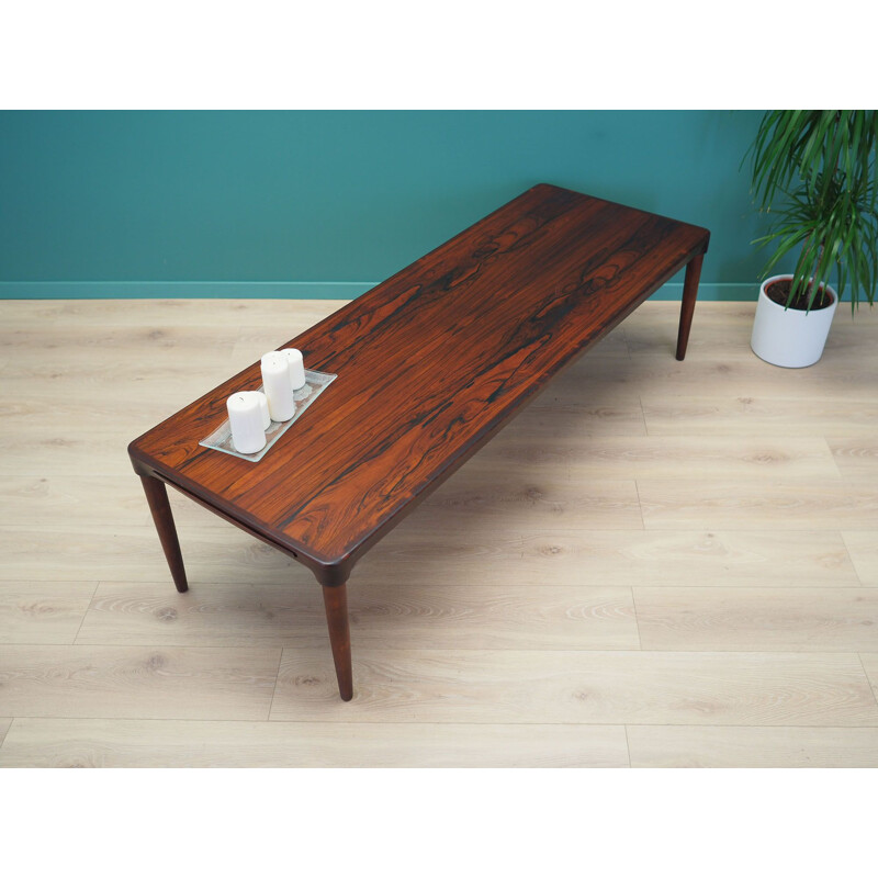 Vintage coffee table, Rosewood B.C. Møbler Vejle Danish 1970s